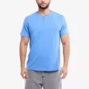 Men's Henley Neck Short Sleeve t shirts,new tshirt