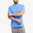 Men's Henley Neck Short Sleeve t shirts,new tshirt
